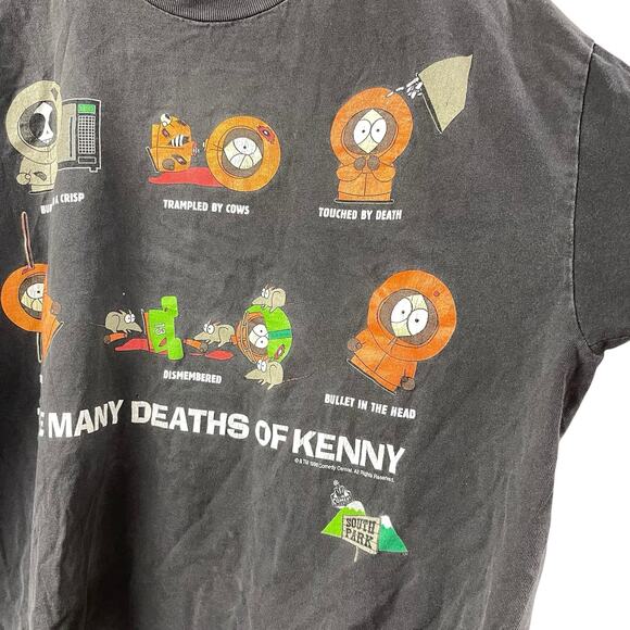 South Park T Shirt The Many Deaths Of Kenny Vintage XL - Picture 3 of 6